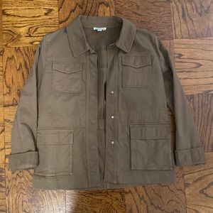 Eileen Fisher Army Green Cargo jacket